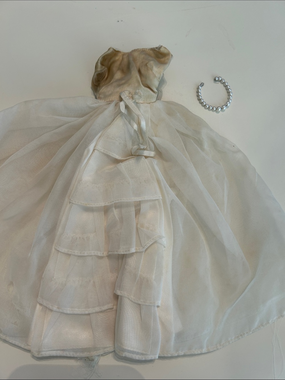 Vintage Barbie Bride’s Dream #947 Dress and Necklace 1963